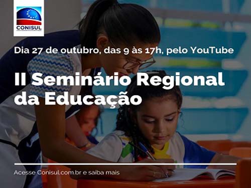 Câmara técnica da educação do Conisul promove seminário regional pelo YouTube