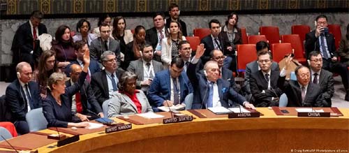 Conselho de Segurança da ONU aprova cessar-fogo em Gaza