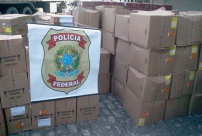 Com destino a Alagoas, PF apreende 180 caixas de cigarros