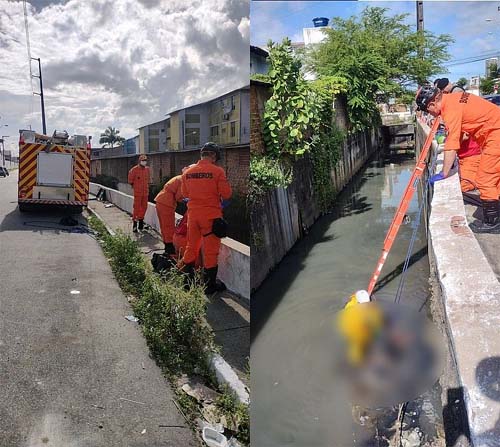 Corpo de homem é encontrado em canal próximo à Bomba da Marieta, em Maceió