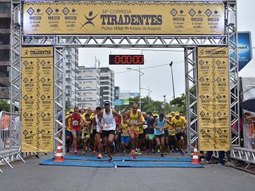 Polícia Militar de Alagoas abre inscrições para a 35ª Corrida Tiradentes