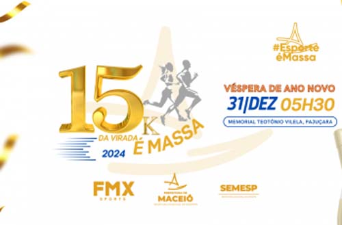 Corrida de rua movimentará a orla de Pajuçara no dia 31 de dezembro