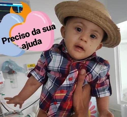 Família de criança down faz campanha para doação de sangue