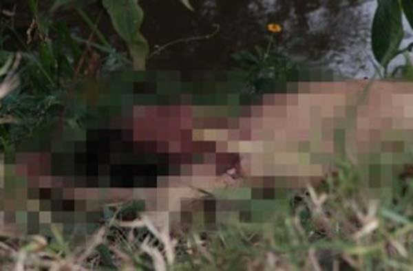 Corpo é encontrado por populares, às margens de rio, totalmente sem roupa