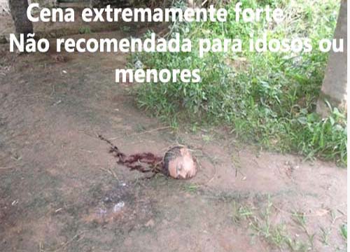 Corpo de um lado, cabeça do outro. Cena assustou até os policiais 