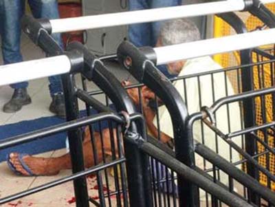 Avô é preso após matar o neto dentro de supermercado