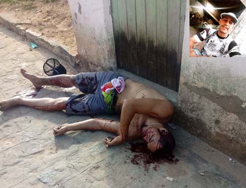 Policia de São José da Laje busca assassino de jovem; crime ocorreu na tarde de ontem 