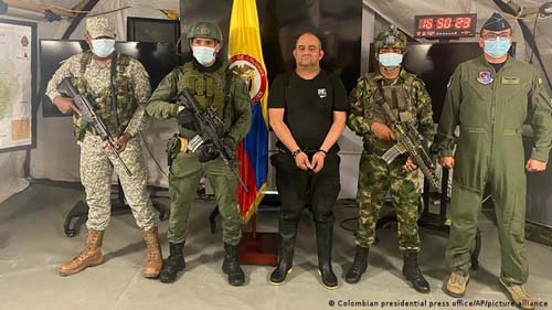 Narcotraficante mais procurado da Colômbia é preso