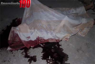 Bandidos executam dependente químico e tentam colocar fogo em seu corpo