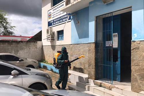 Delegacias e viaturas do Agreste são higienizadas