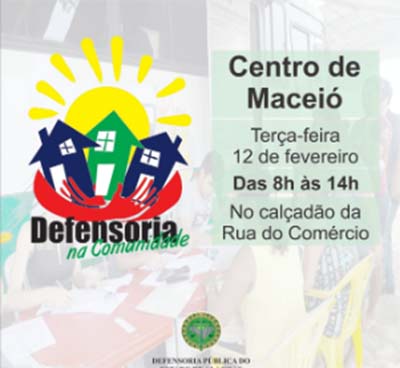 Defensoria na Comunidade realiza atendimento no Centro