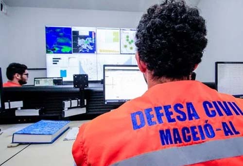 Defesa Civil Municipal monitora chuvas em Maceió