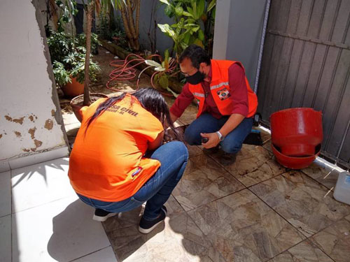 Ténicos descartam risco inicial de colapso em casas no Farol