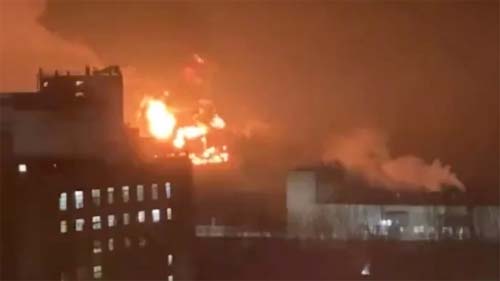 Incêndio é registrado em depósito de combustível russo