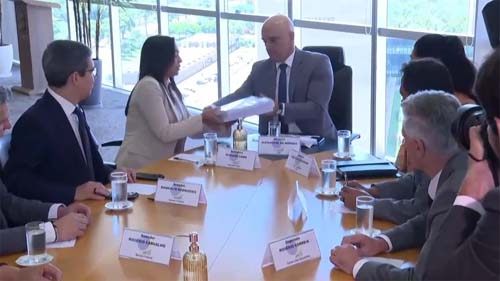 Entrega foi feita por parlamentares que fizeram parte da comissão