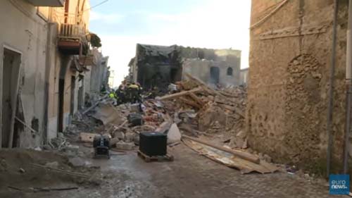 Itália: Desabamento de prédio na Sicília mata três pessoas