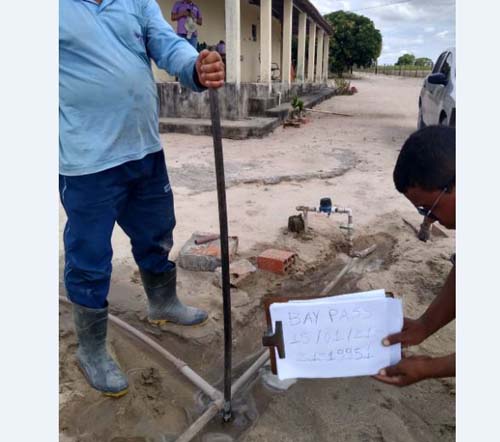 Operação da Casal e da Polícia Militar flagra furto de água em Olivença