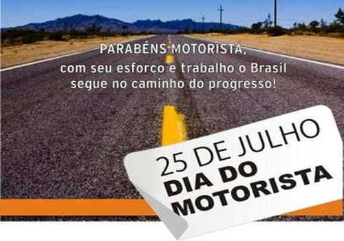 Hoje se comemora o Dia do Motorista