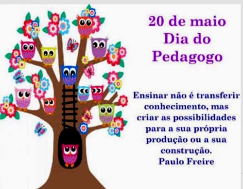 20 de Maio é o Dia de Pegagogo