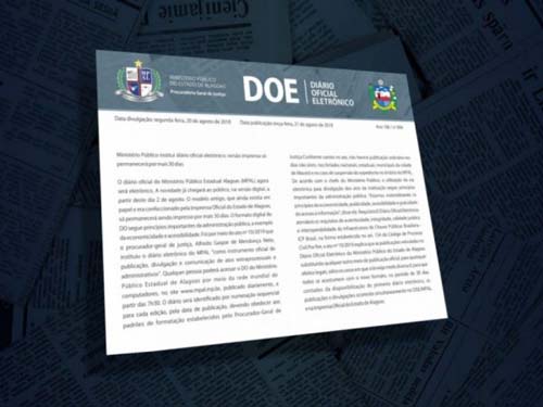 Ministério Público institui diário oficial eletrônico