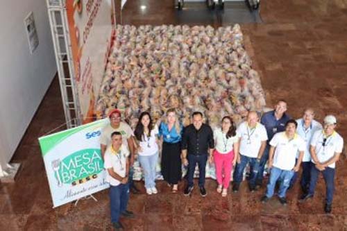 Mesa Brasil Sesc recebe mais de 5 toneladas de alimentos arrecados na Maceió Beauty Hair