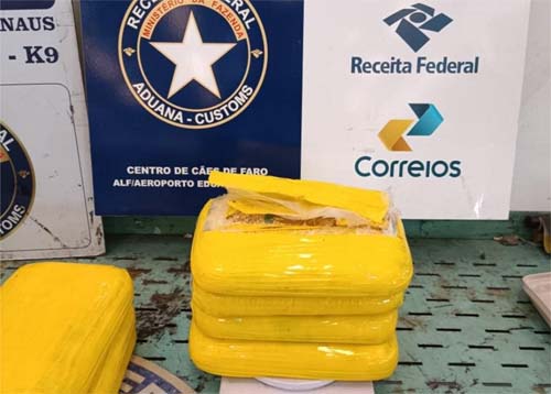 Receita Federal apreende mais de 16 kg de drogas no aeroporto de Manaus