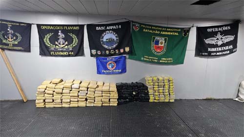 Droga Avaliada em R$ 5 Milhões é Apreendida em Voadeira no Rio Negro, Próximo a Novo Airão