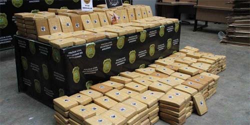 Polícia apreende meia tonelada de maconha avaliada em R$ 10 milhões no interior do AM