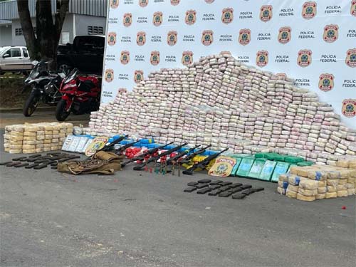 Duas toneladas de cocaína são apreendidas em Codajás no Amazonas