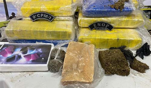 Polícia Militar apreende quase 17 kg de drogas em Coruripe