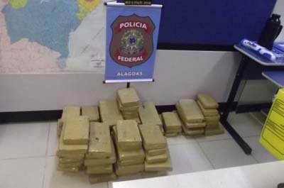 PF e PRF apreendem 78 quilos de drogas em Teotonio Vilela