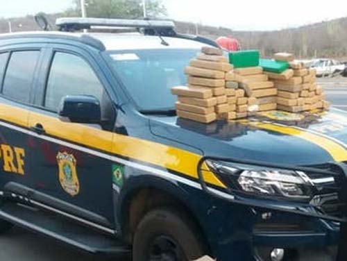 Polícia intercepta 130 kg de maconha antes de chegar a Arapiraca