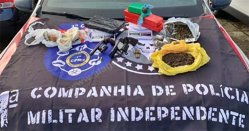 Braço armado do tráfico morre em confronto com o Pelopes da 1ª Cia em São Miguel dos Campos