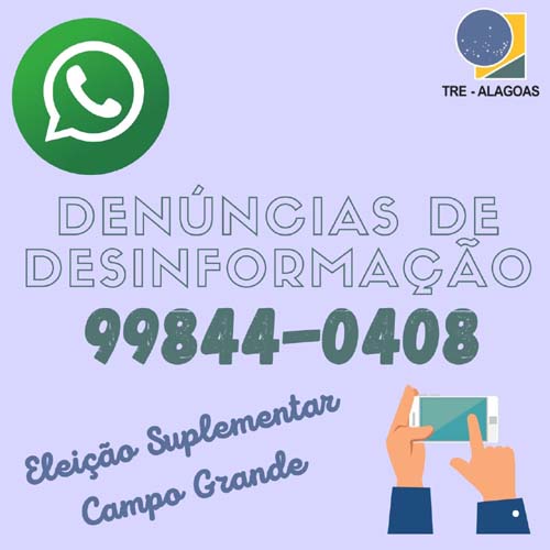 Eleição suplementar de Campo Grande: TRE disponibiliza canal de denúncias