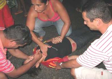 Mais um acidente em Penedo envolve motocicleta