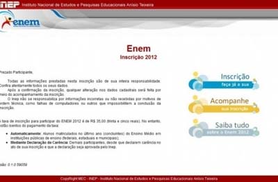 Enem: veja o passo a passo para se inscrever