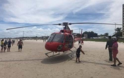 Jovem que caiu no mar continua desaparecido após 24h