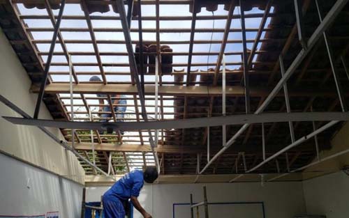 Mais de 80 escolas da rede municipal de Maceió foram danificadas pelas chuvas