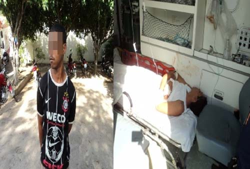 Dois jovens são detidos por populares após roubarem residência em Olho D’água do Casado 