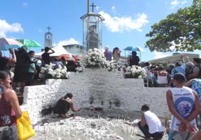 Cerca de dois mil devotos assistiram em praça Pública missa pelos 77 anos da morte do Padre Cícero