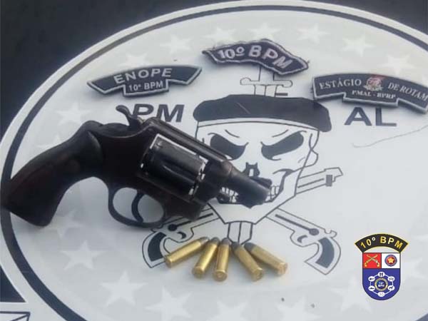 Homem é preso por porte ilegal de arma de fogo em Estrela de Alagoas