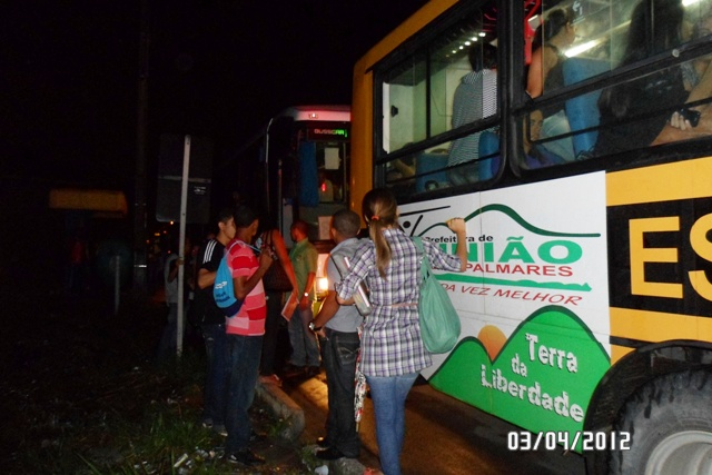 Transtorno marca retorno de universitários a União dos Palmares