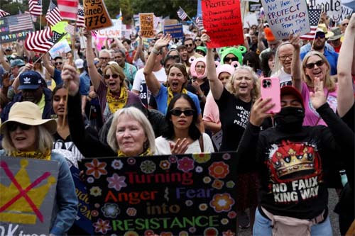 “No Kings”: protestos contra Donald Trump mobilizam milhões em todos os estados americanos