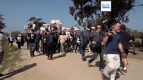 Famílias de reféns do Hamas iniciam marcha em Israel