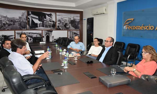 Presidente da Fecomércio discute ampliação de parceria com Aliança Comercial