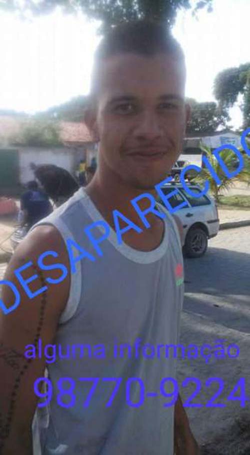 Família procura jovem com transtornos mentais desaparecido há 7 dias