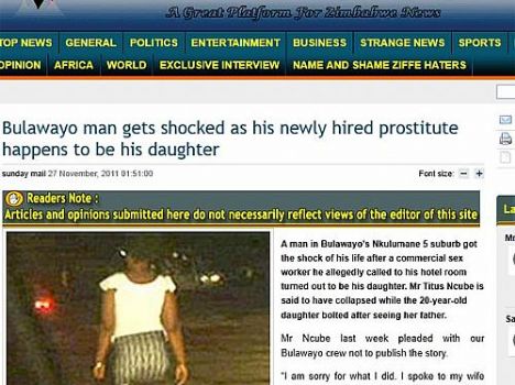 Homem descobre que prostituta que contratou era sua própria filha