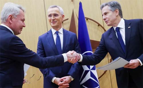 Finlândia entra formalmente na Otan