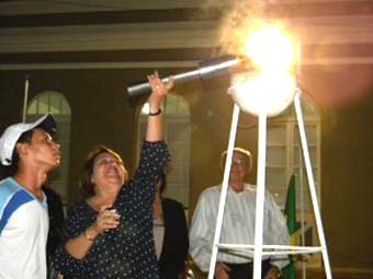 Tradição do Fogo Simbólico da Pátria é mantida em Santana do Ipanema 