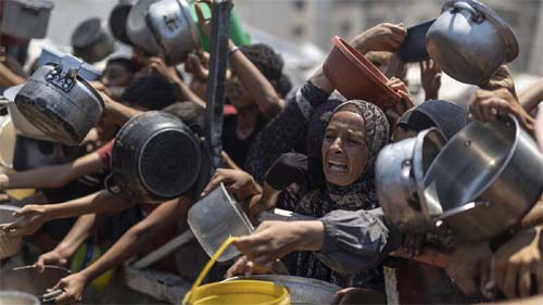 Fome em Gaza leva Reino Unido, França e Alemanha a pressionarem Israel e EUA por fim à crise humanitária